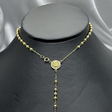 #MR10101 - Rosario De Virgen Guadalupe De Oro 10k - H06/4.8