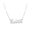 #HE102 / CAD173 - Gargantilla De Nombre Personalizado De Plata - DE025/