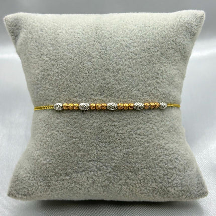 #PA10103 - Pulsera Ajustable De Oro 10k - H15/2.2