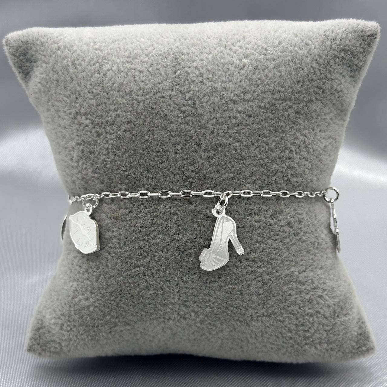 #PA115 - Pulsera Dijes Barbie Plata - A18/3.1