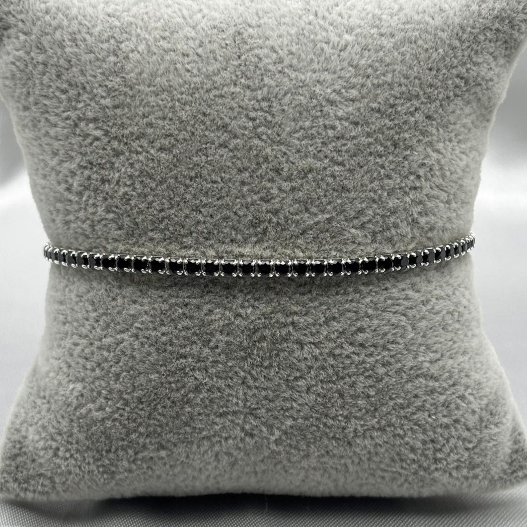 #PA189 - Pulsera Con Piedra De Zirconia Plata - C46/4.1