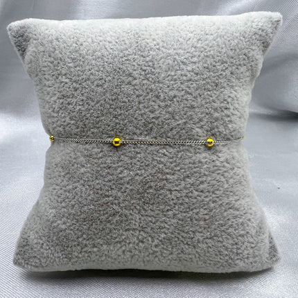 #PA231 - Pulsera/Tobillera De Bolitas - C25/1.5