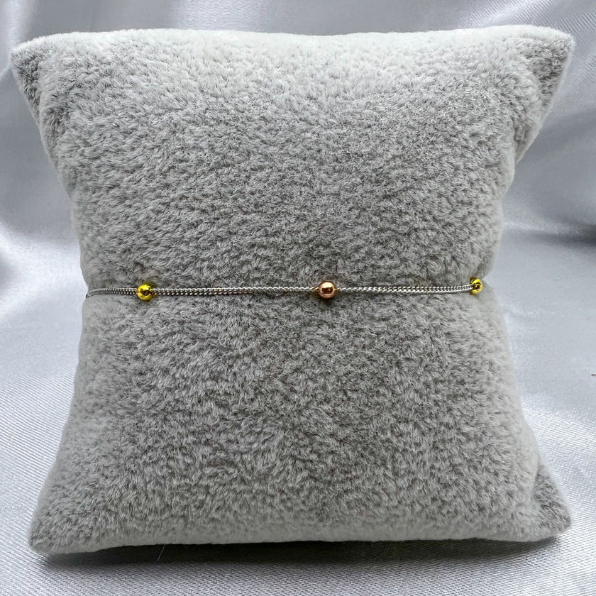 #PA231 - Pulsera/Tobillera De Bolitas - C25/1.5