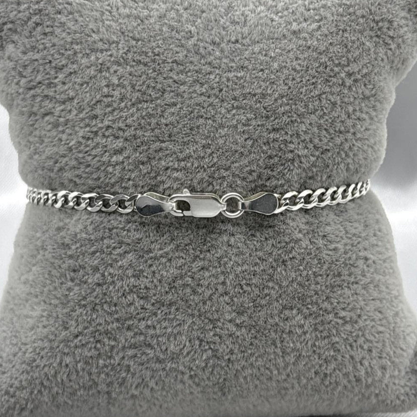 #PA236 - Pulsera Cruz Con Medalla San Benito Plata - A09/6.1