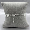 #PA336 - Pulsera Corazones Diamantado Plata - A11/4.0