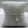#PA337 - Pulsera Trébol Tipo Van Cleef Diamantada Plata - A15/3.6