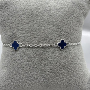 #PA338 - Pulsera Trébol Tipo Van Cleef Plata - A15/3.1