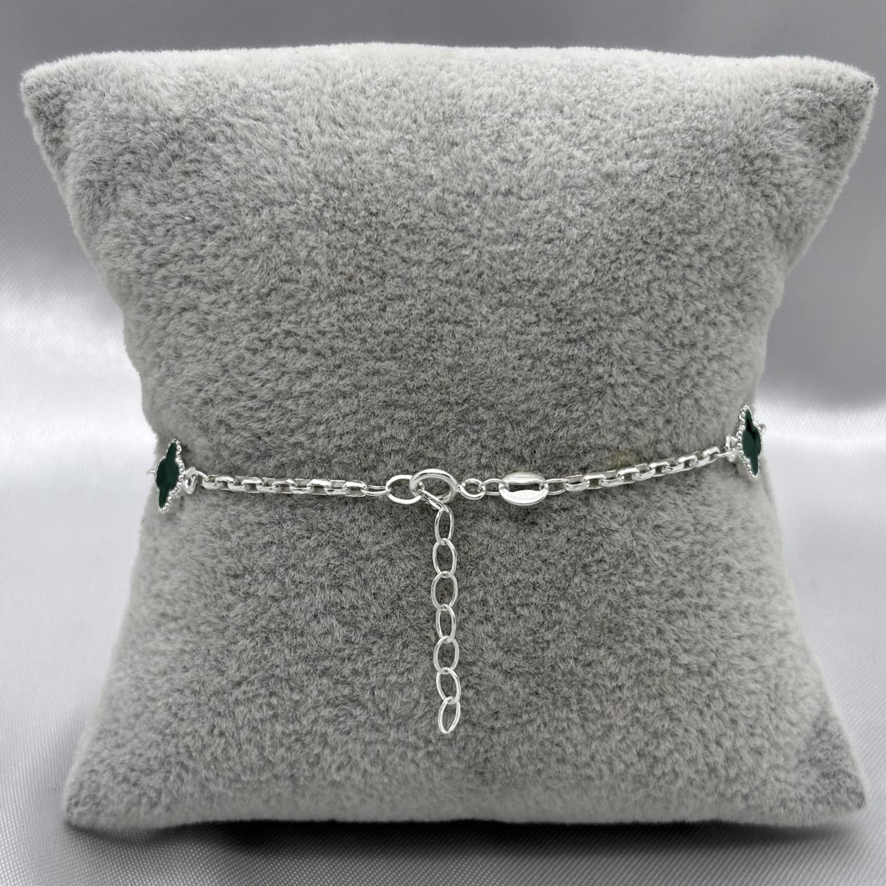 #PA338 - Pulsera Trébol Tipo Van Cleef Plata - A15/3.1