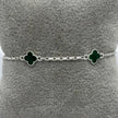 #PA338 - Pulsera Trébol Tipo Van Cleef Plata - A15/3.1