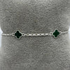 #PA338 - Pulsera Trébol Tipo Van Cleef Plata - A15/3.1