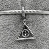 #PAN238 - Charm Reliquias De La Muerte De Harry Potter Con Zirconia Plata - B11/2.6