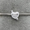 #PAN479 - Charm Corazón Flechado Plata - B11/3.3