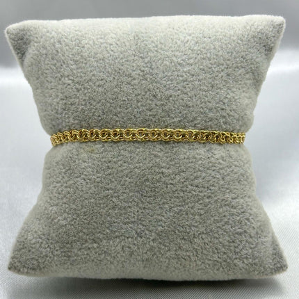 #PO10104 - Pulso Tejido Chino De Oro 10k - 080 - 3 mm - H02/4.6