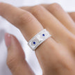#AD136 - Anillo/Argolla De Ojo Turco - C14/5.4