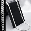#CAD184 - Cadena Cubana Diamantada Plata - 100 - 4.5 mm - A07/13.3