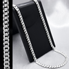#CAD184 - Cadena Cubana Diamantada Plata - 100 - 4.5 mm - A07/13.3