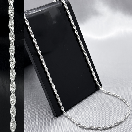 #CAD163 - Cadena Torsal Plata - 040 - 2 mm - A05/4.7