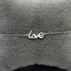 #T123 - Tobillera/Pulsera Love Plata - B14/1.6