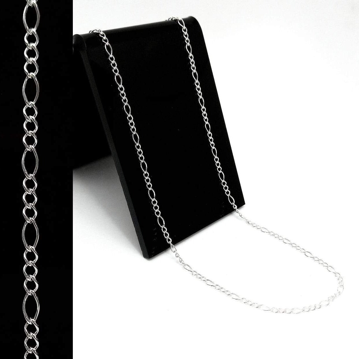 #CAD149 - Cadena Cartier Plata - 040 - 2 mm - CAD2.3