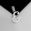 #D116 - Dije De Letra Con Zirconia De Plata - A10/1.2