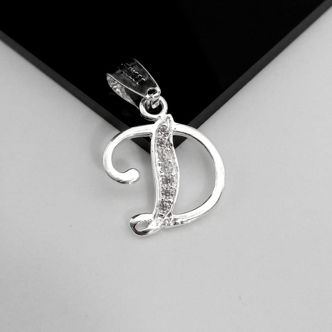 #D116 - Dije De Letra Con Zirconia De Plata - A10/1.2