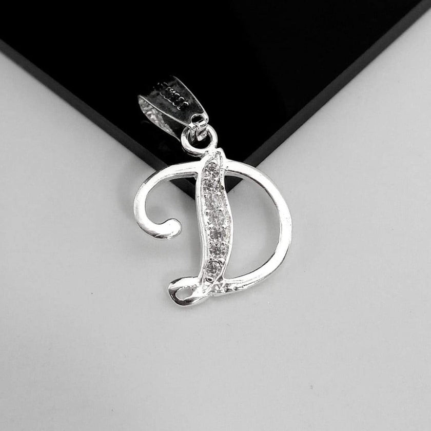 #D116 - Dije De Letra Con Zirconia De Plata - A10/1.2