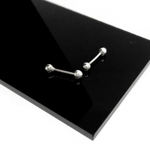 #BR131 - Broquel Bola/Dormilona De Plata - E13/ -E30/