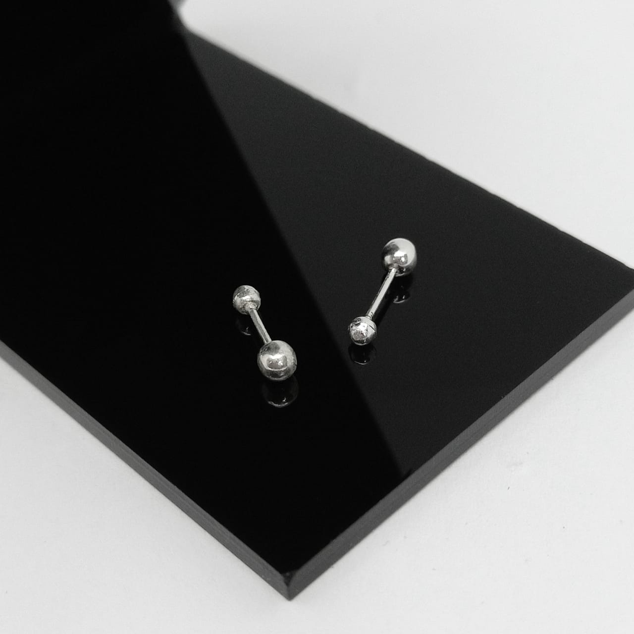 #BR131 - Broquel Bola/Dormilona De Plata - E13/ -E30/