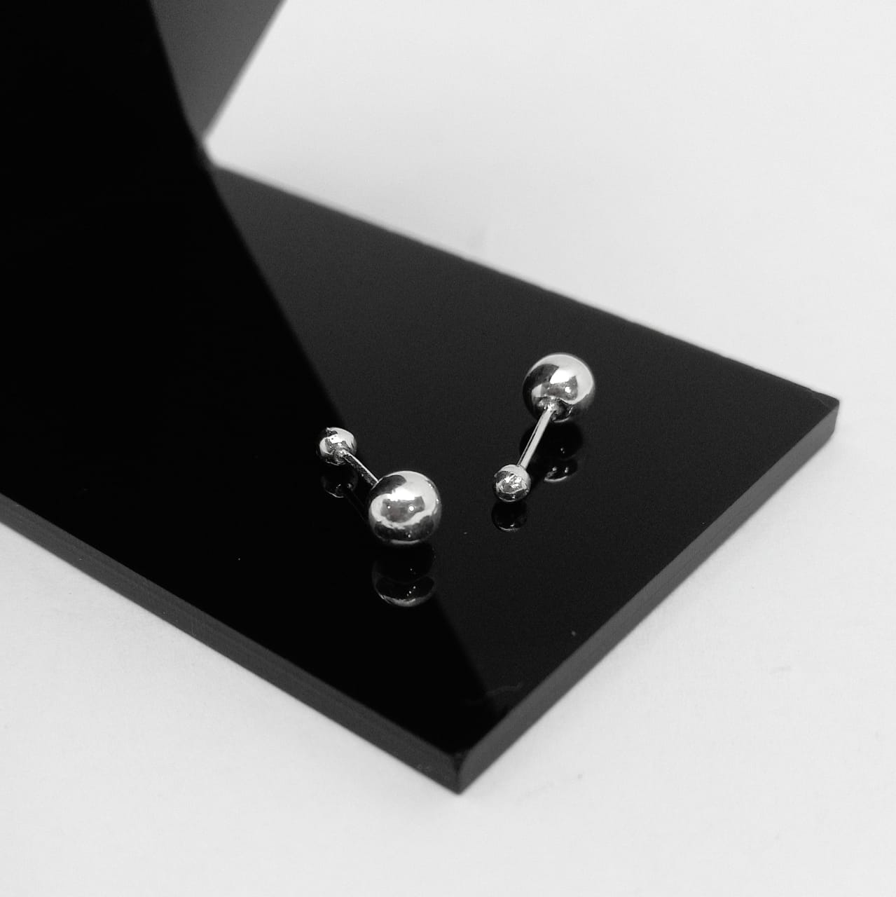 #BR131 - Broquel Bola/Dormilona De Plata - E13/ -E30/