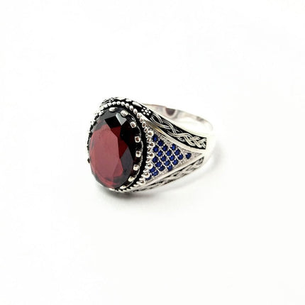 #AC149 - Anillo De Caballero/Hombre De Plata - C25/8.7