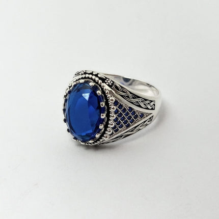 #AC149 - Anillo De Caballero/Hombre De Plata - C25/8.7