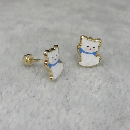 #B10152 - Broquel De Gato De Oro 10k - L135/