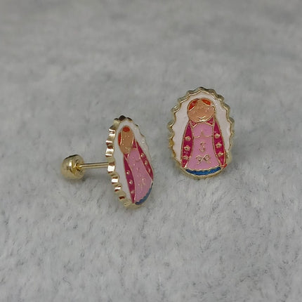 #B10195 - Broquel De Virgen De Oro10K - L180/