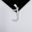 #D106 - Dije De Letra Grande Piedra Zirconia Plata - A13/2.2