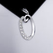 #D106 - Dije De Letra Grande Piedra Zirconia Plata - A13/2.2