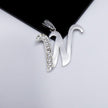 #D106 - Dije De Letra Grande Piedra Zirconia Plata - A13/2.2