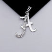 #D106 - Dije De Letra Grande Piedra Zirconia Plata - A13/2.2
