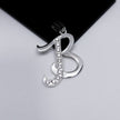 #D106 - Dije De Letra Grande Piedra Zirconia Plata - A13/2.2