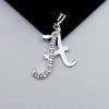 #D106 - Dije De Letra Grande Piedra Zirconia Plata - A13/2.2