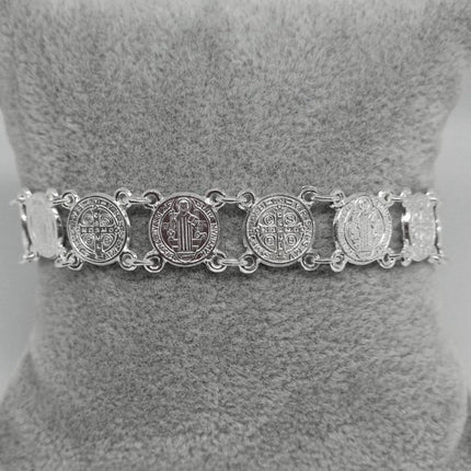 #PA140 - Pulsera De San Benito Plata - A07/14.4