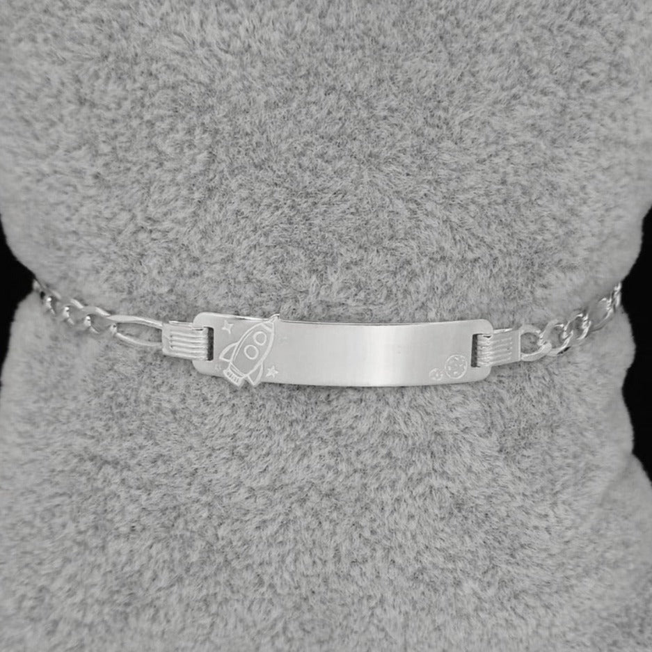 #ESC158 - Esclava De Cohete/Nave Espacial Plata - A13/3.5