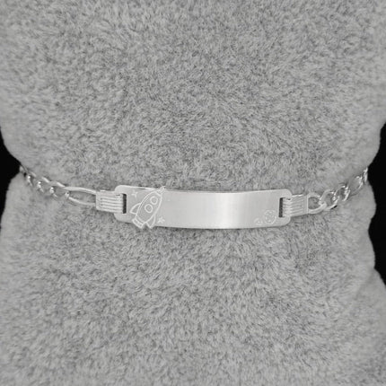 #ESC158 - Esclava De Cohete/Nave Espacial Plata - A13/3.5