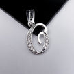 #D116 - Dije De Letra Con Zirconia De Plata - A10/1.2