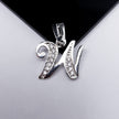 #D116 - Dije De Letra Con Zirconia De Plata - A10/1.2