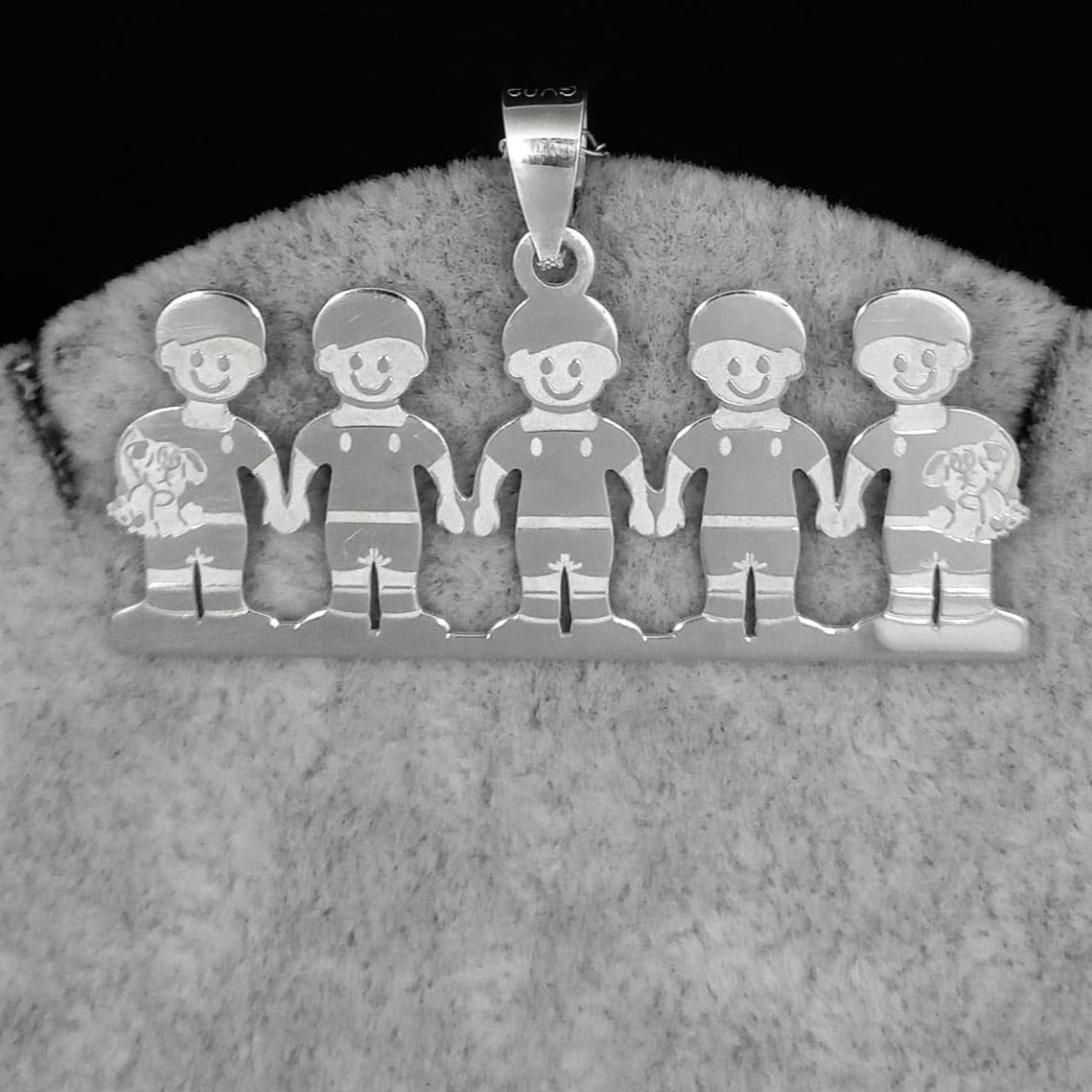 #D347 - Dije De 5 Niñas o Niños - B19/3.1