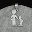 #D413 - Dije Familiar - Papá e Hijo  - A18/1.5