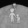 #D413 - Dije Familiar - Papá e Hijo  - A18/1.5
