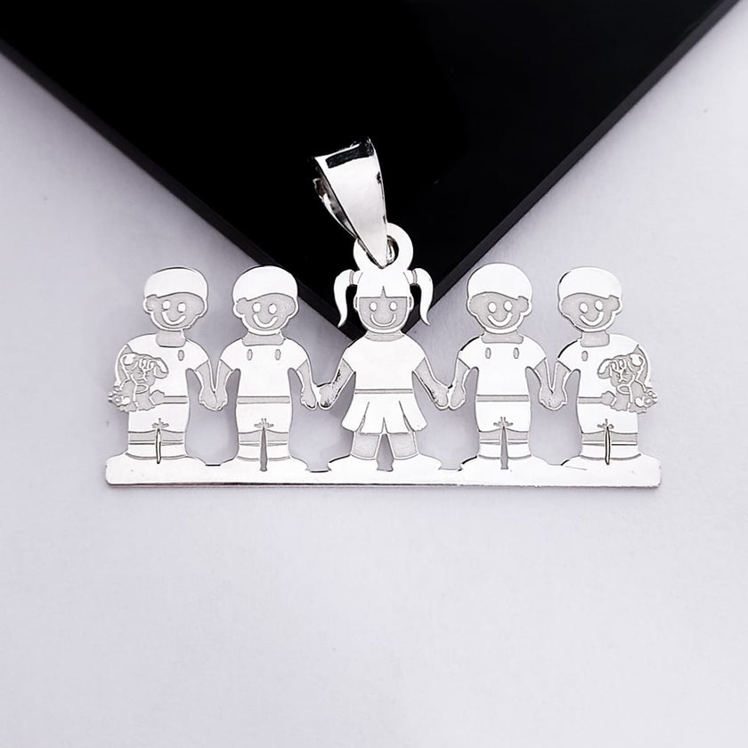 #D347 - Dije De 5 Niñas o Niños - B19/3.1