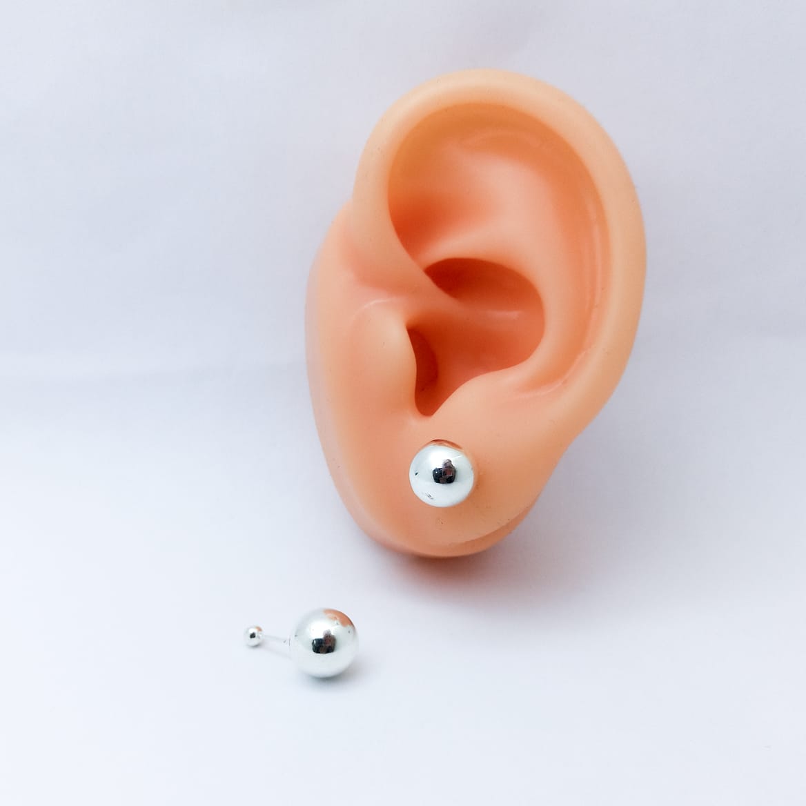 #BR131 - Broquel Bola/Dormilona De Plata - E13/ -E30/