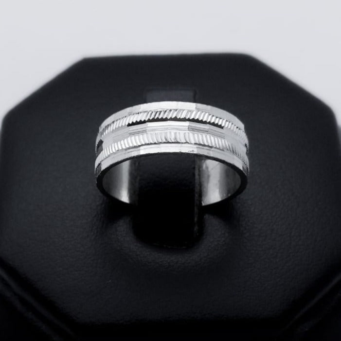 #AG119 - Argolla Diamantada - 6 mm - A09/3.3